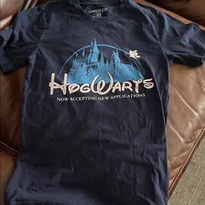 Blue Hogwarts Graphic T-Shirt